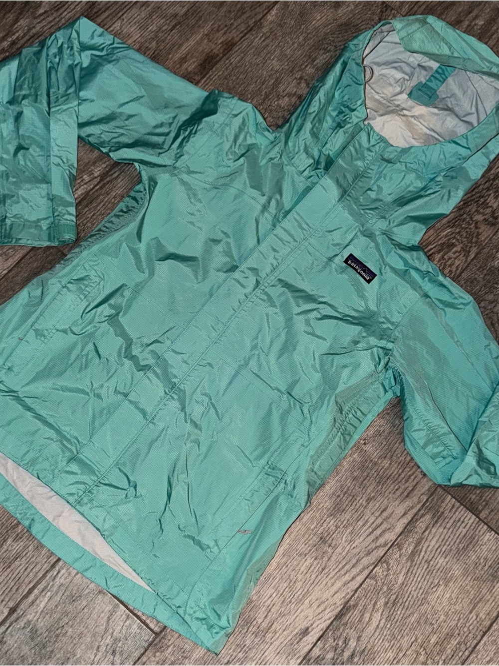 Patagonia Rain Shadow H2No Rain Jacket Women’s S Aqua